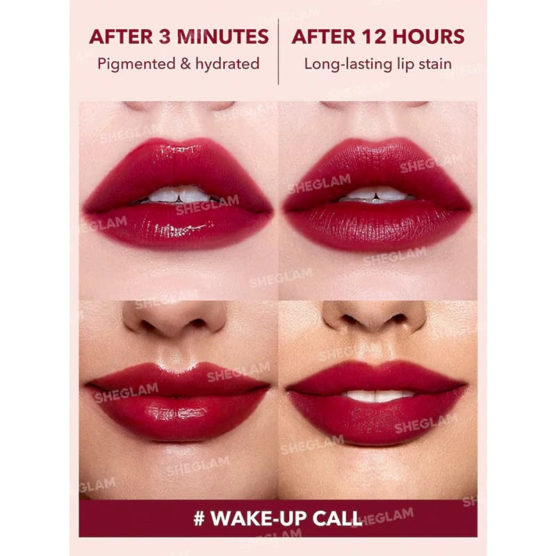 تینت لب شیگلم مدل TAKE A HINT رنگ WAKE UP CALL — تصویر ۳