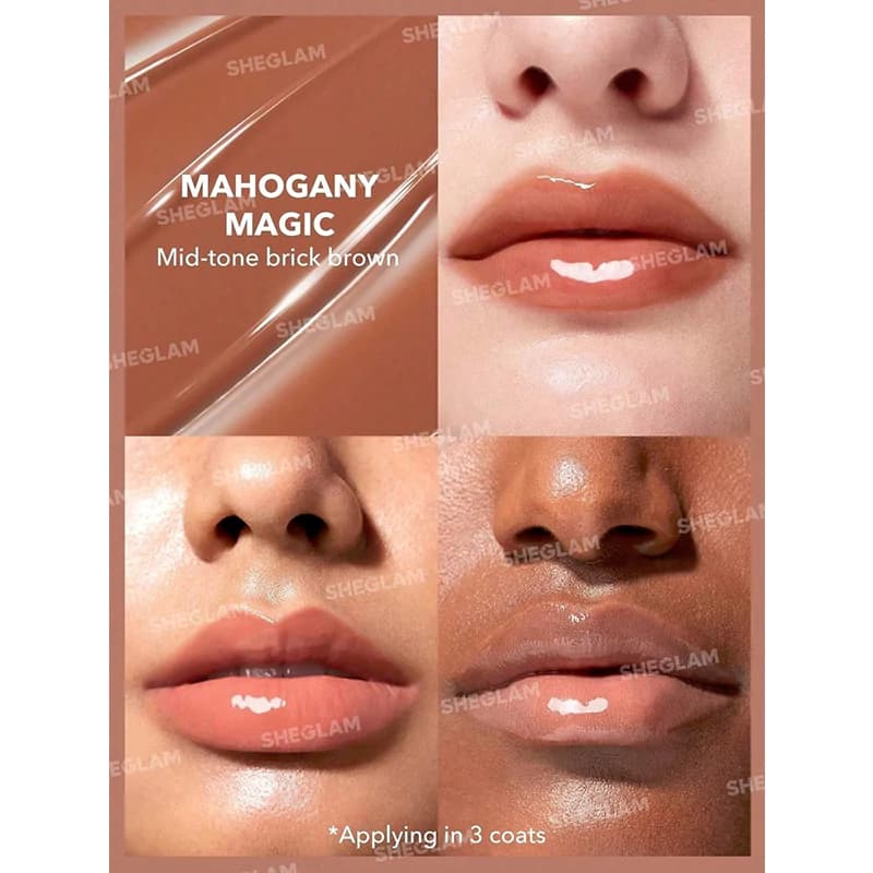 لیپ پلامپر حجم دهنده شیگلم مدل POUT PERFECT رنگ MAHAGONY MAGIC — تصویر ۲