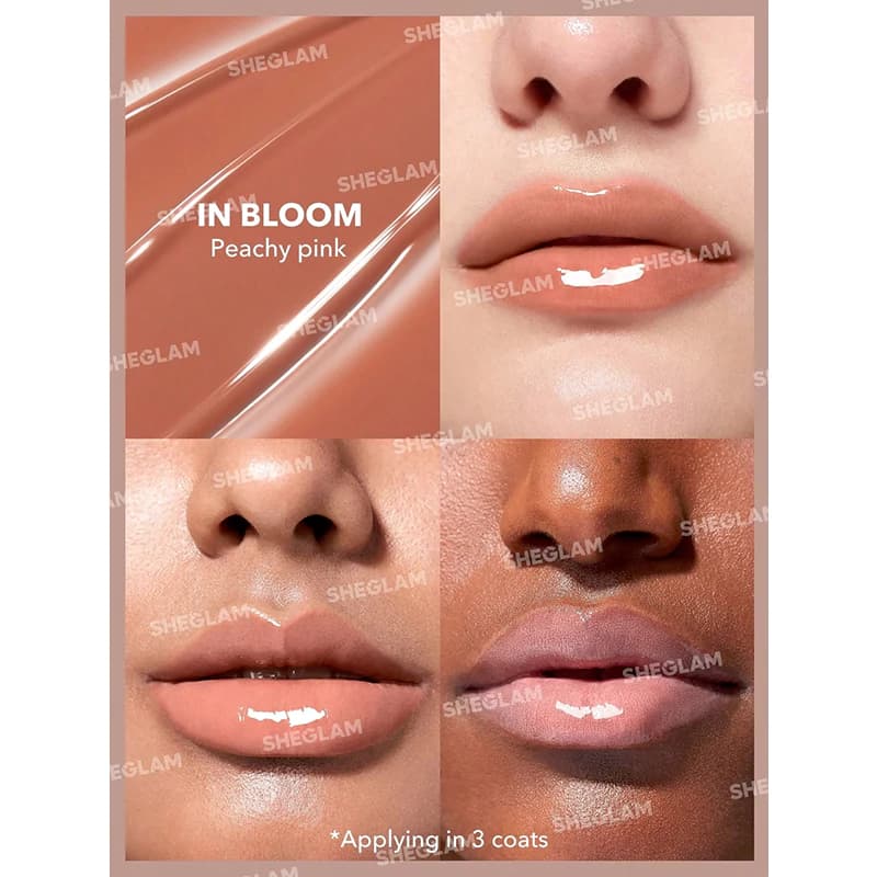 لیپ پلامپر حجم دهنده شیگلم مدل POUT PERFECT رنگ IN BLOOM — تصویر ۲