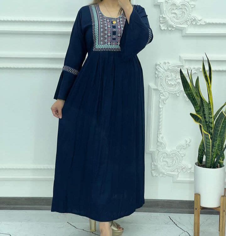 ساحلی نخی گلدوزی وارداتی/کد6325 — تصویر ۲