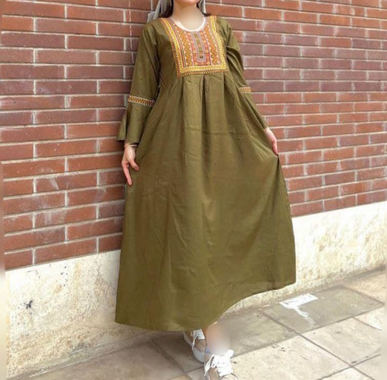 ساحلی نخی زنانه گلدوزی وارداتی/کد6275 — تصویر ۶