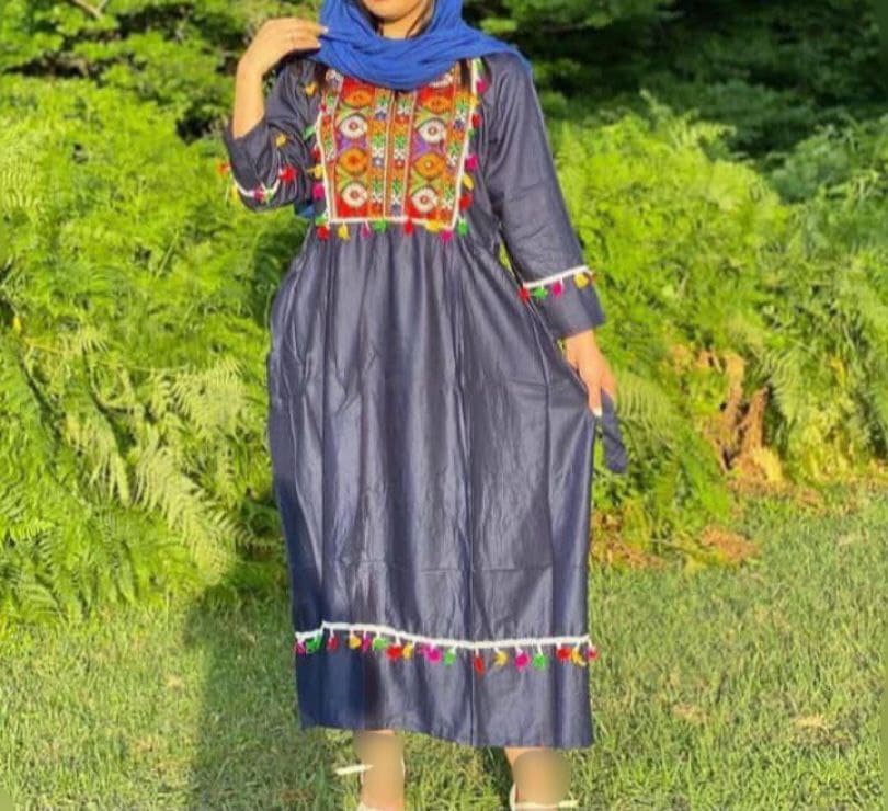 ساحلی اینه کاری وگلدوزی زنانه وارداتی/کد6186 — تصویر ۳