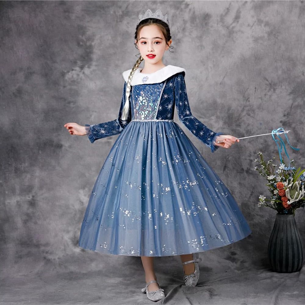 لباس زمستانی السا کد: Elsa Winter Dress 111166