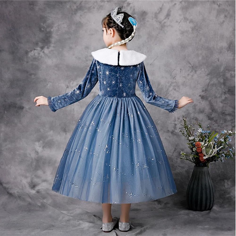 لباس زمستانی السا کد: Elsa Winter Dress 111166 — تصویر ۲
