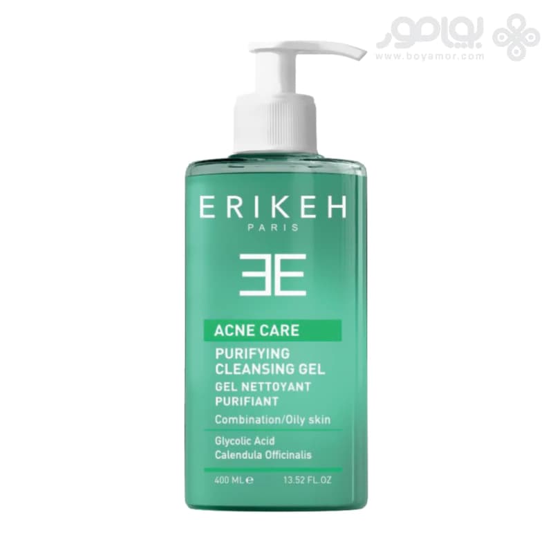 ژل شستشوی اریکه مدل ACNE CARE مناسب پوست چرب و مختلط