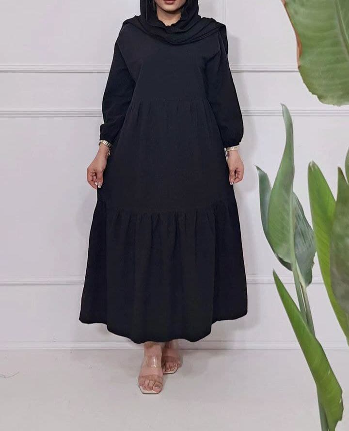 پیراهن ساحلی لینن طبیعی/کد1077 — تصویر ۸