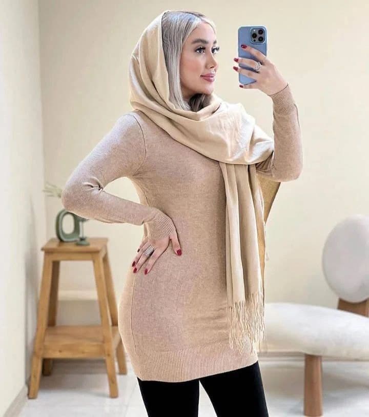 تونیک زیرسارافنی وارداتی طرح لیزو/کد6060 — تصویر ۴