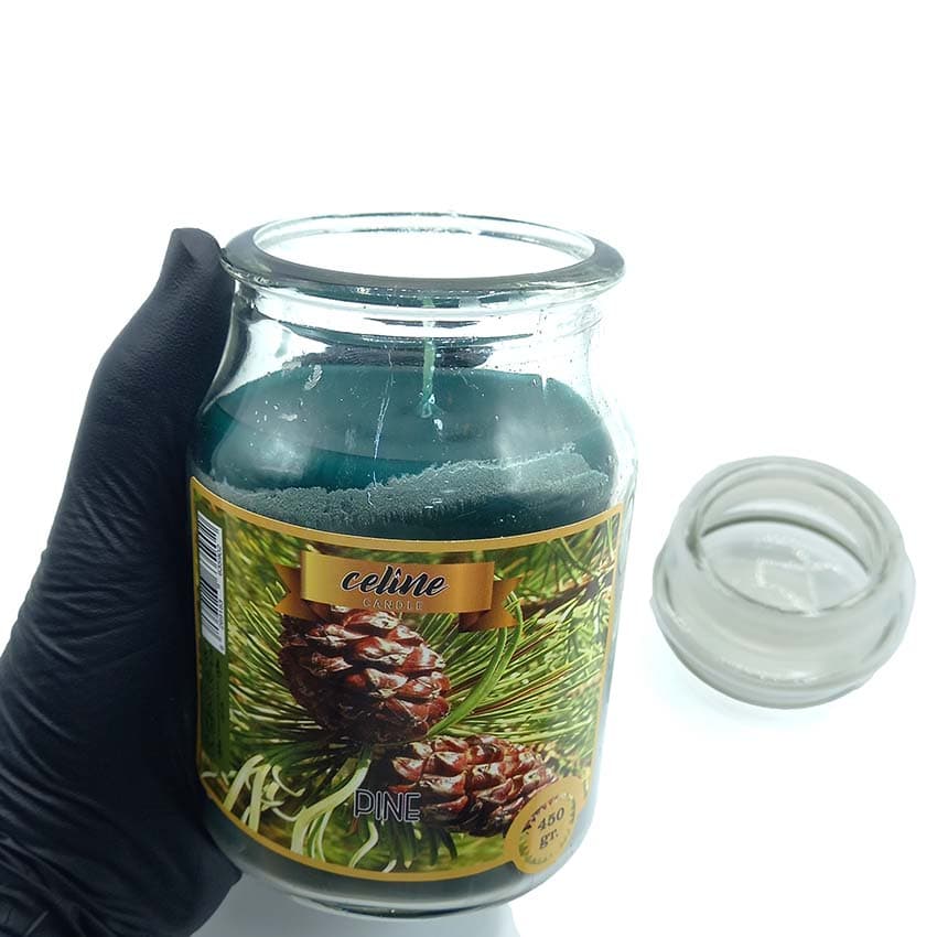 شمع معطر شیشه ای بزرگ سلین مدل کاج ( پین ) کد550084 — تصویر ۵