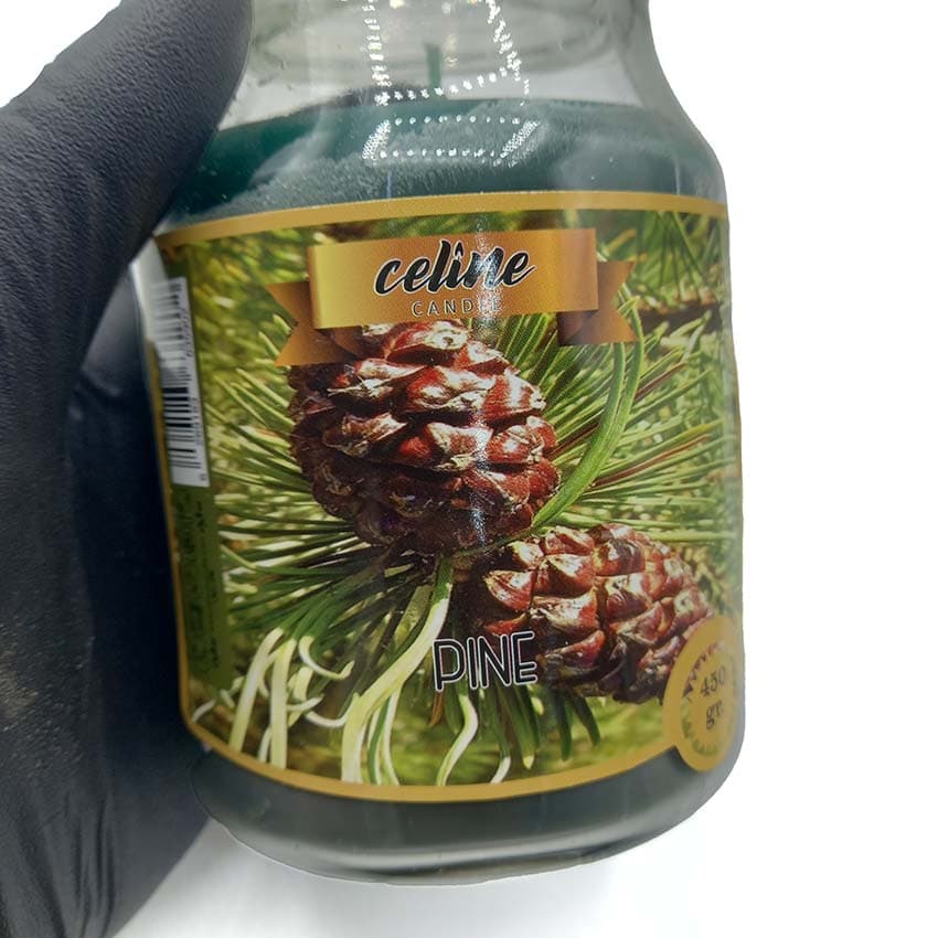 شمع معطر شیشه ای بزرگ سلین مدل کاج ( پین ) کد550084 — تصویر ۳