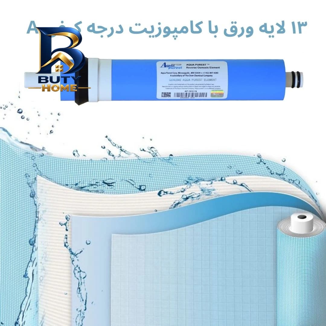 دستگاه تصفیه آب آکوا پیورست مدل RO601 — تصویر ۴