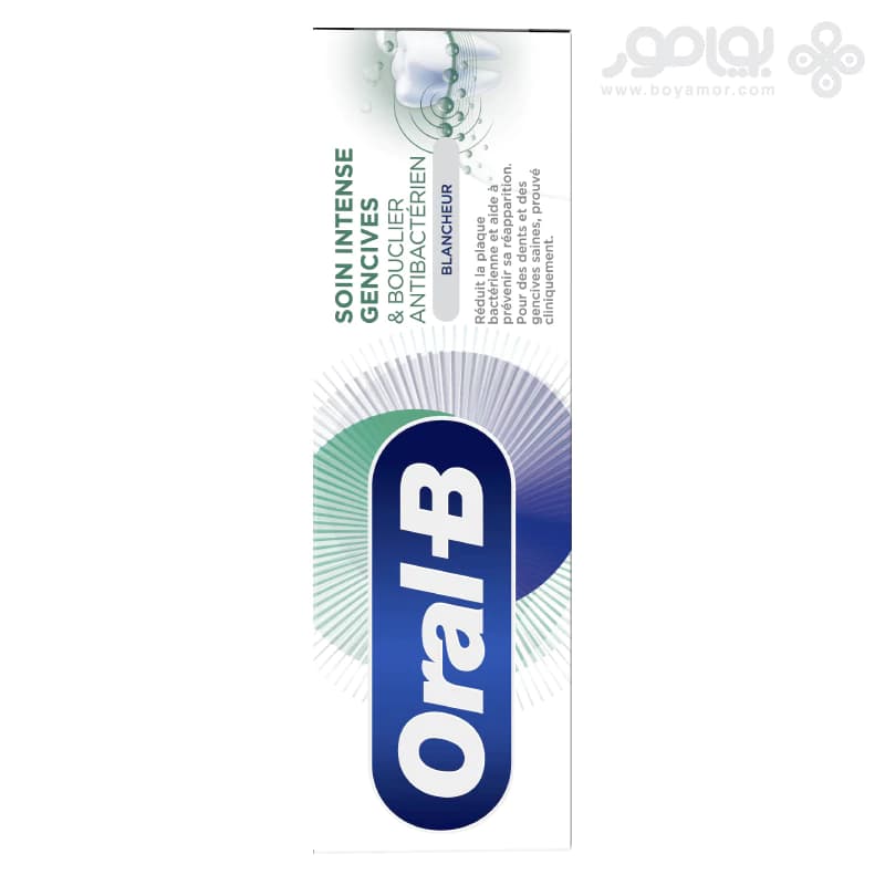 خمیر دندان محافظ لثه و سفید کننده اورال بی مدل ANTIBACTERIAL
