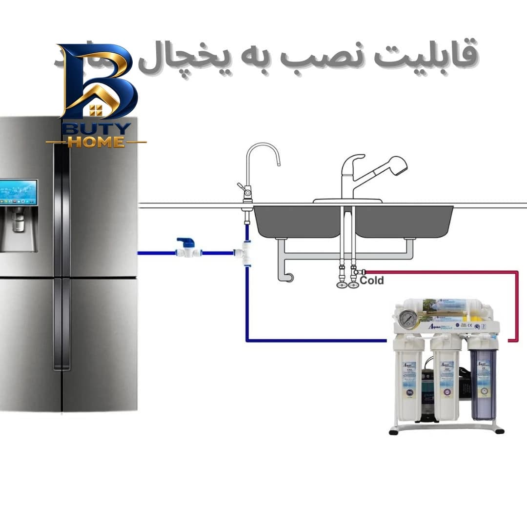 دستگاه تصفیه آب آکوا پیورست مدل RO- Z 7030 با شیر و فیلتر 3 عددی