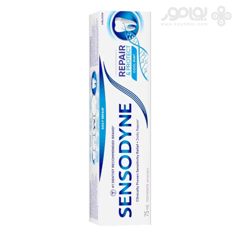 خمیر دندان سنسوداین سری REPAIR AND PROTECT مدل COOL MINT