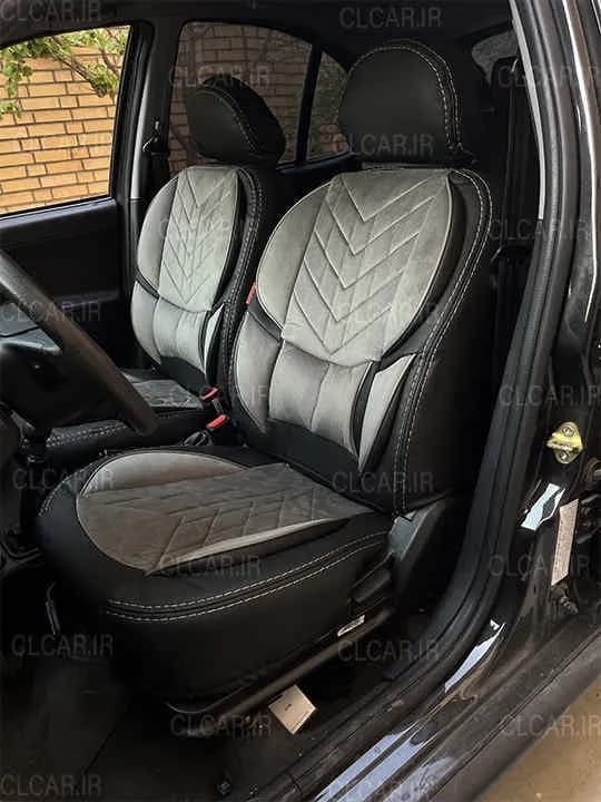 روکش صندلی طرح آکورا نیو وسط مخمل (سفارشی) مناسب پژو پارس قدیم کد (PG-ACU-NW) — تصویر ۵