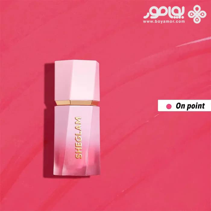 رژگونه مایع مات شیگلم مدل COLOR BLOOM رنگ ON POINT — تصویر ۲
