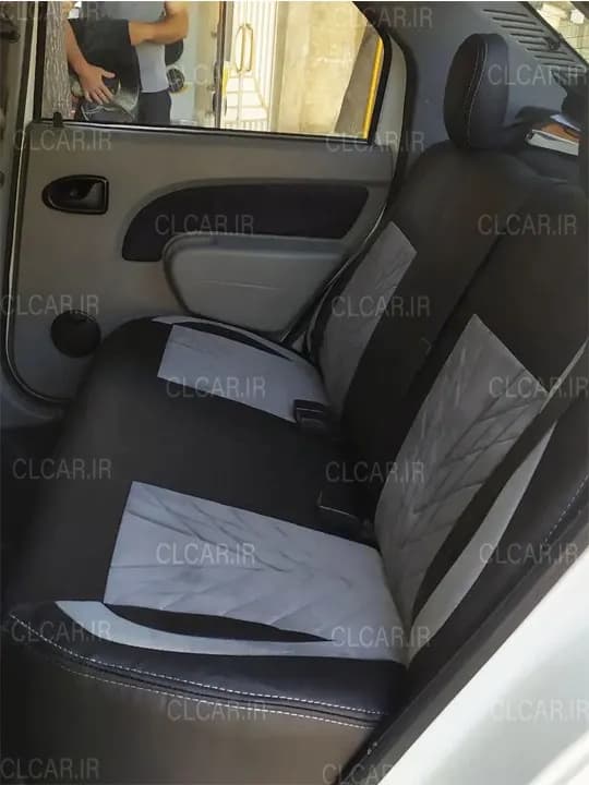 روکش صندلی طرح باربارا وسط مخمل (سفارشی) مناسب پژو 206 کد (P06-BRM) — تصویر ۲