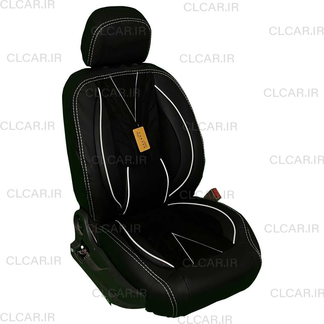 روکش صندلی طرح باربارا وسط مخمل (سفارشی) مناسب پژو 206 کد (P06-BRM) — تصویر ۸