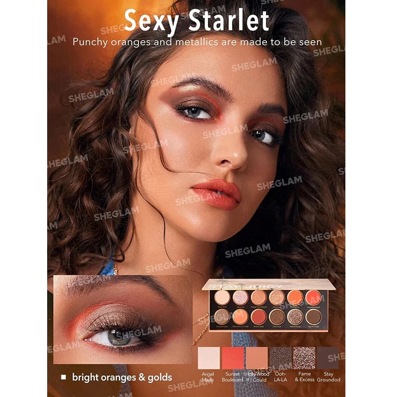 پالت سایه 12 رنگ شیگلم مدل STAY JUICY — تصویر ۷