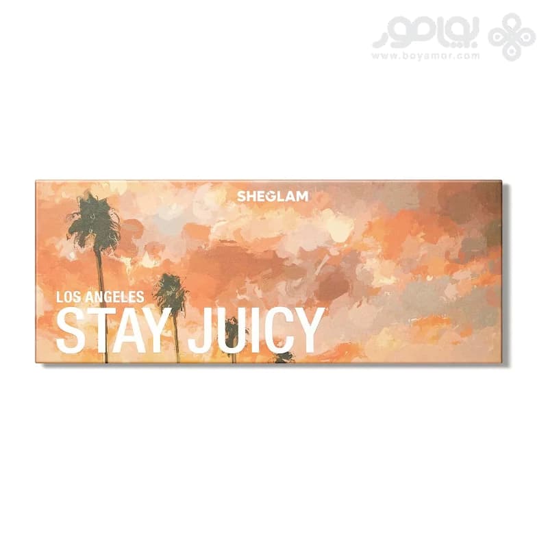 پالت سایه 12 رنگ شیگلم مدل STAY JUICY — تصویر ۲