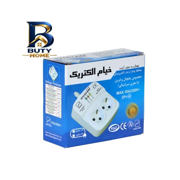 محافظ ولتاژ برق خیام الکتریک مدل یخچال و فریزر — تصویر ۶