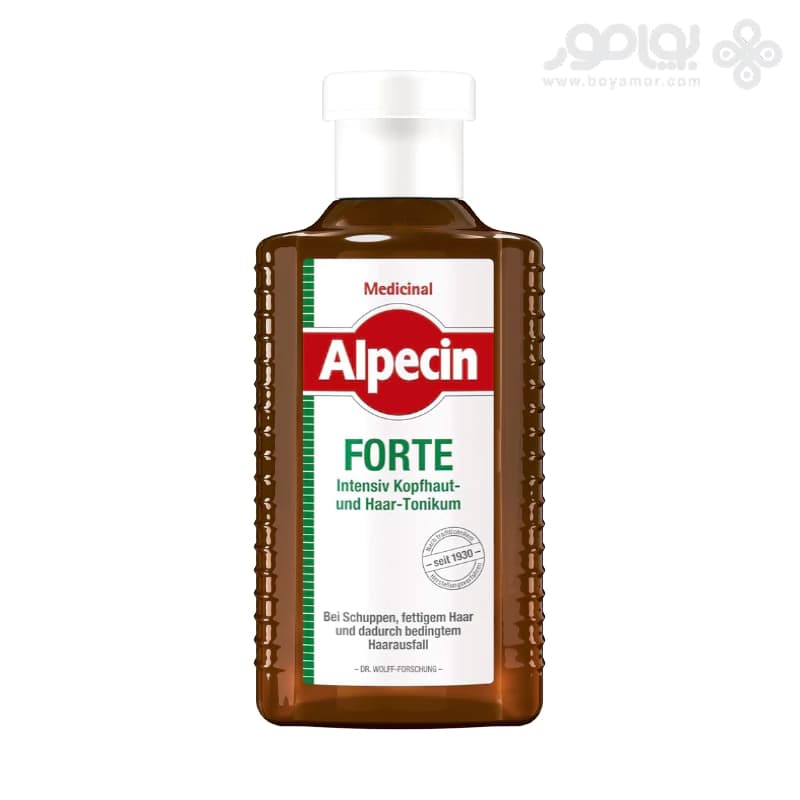 تونیک ضد شوره آلپسین مدیسینال مدل FORTE حجم 200 میل
