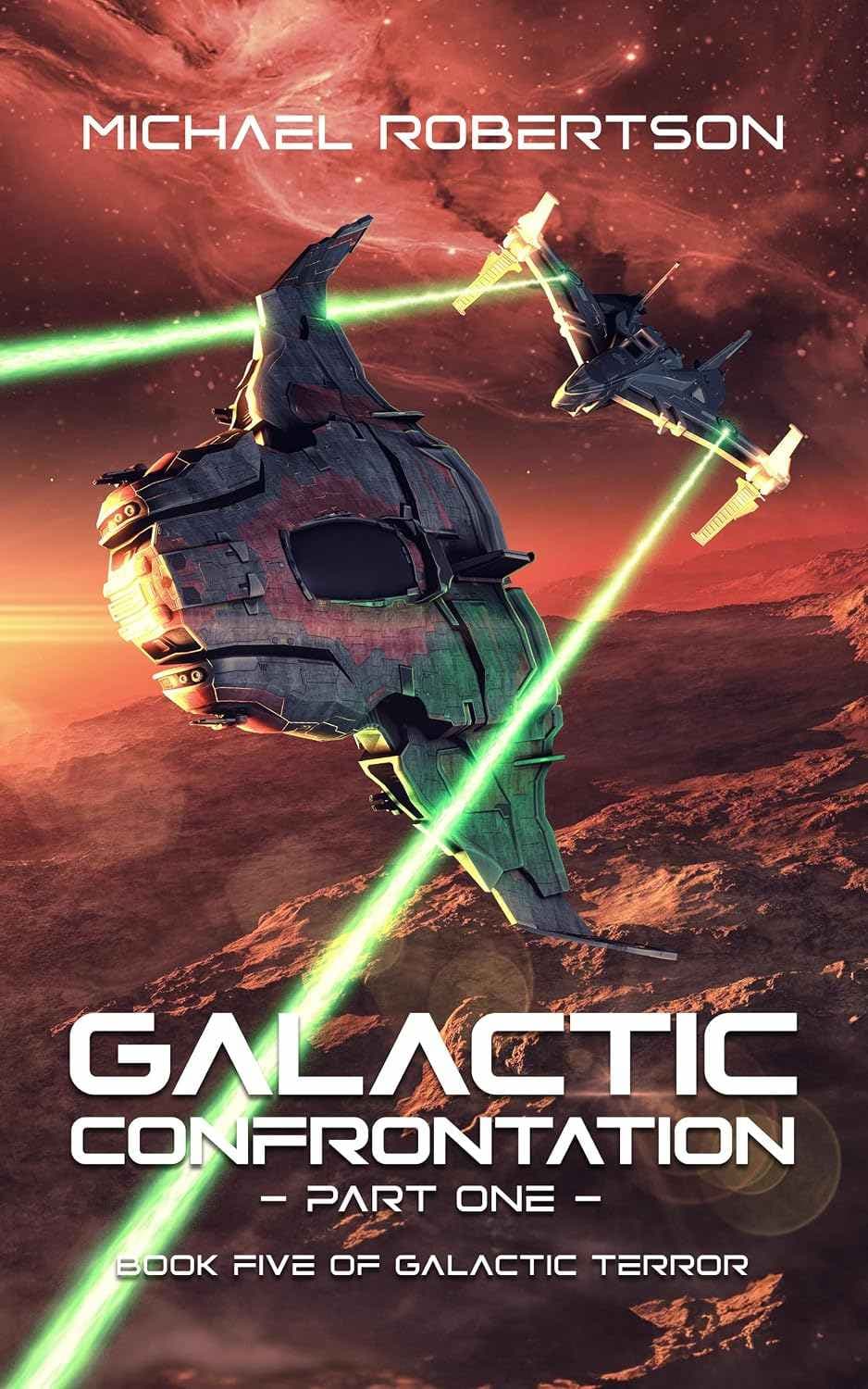 کتاب رویارویی کهکشانی (Galactic Confrontation) نسخه انگلیسی PDF | مایکل رابرتسون
