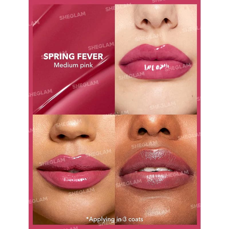 لیپ پلامپر حجم دهنده شیگلم مدل POUT PERFECT رنگ SPRING FEVER — تصویر ۳
