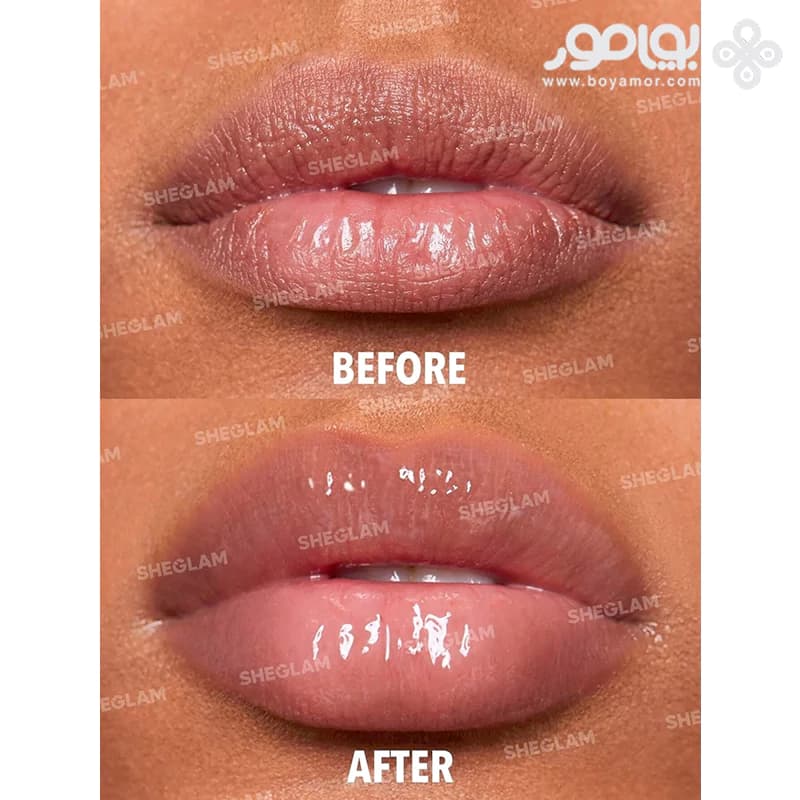 برق لب حجم دهنده شیگلم HOT GLOSS مدل OH EM GEE — تصویر ۲