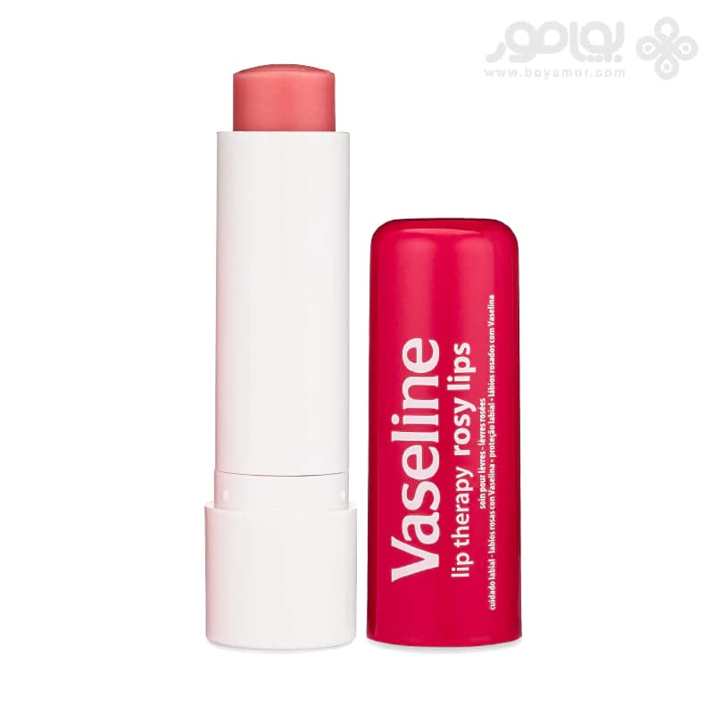بالم لب استیکی وازلین مدل ROSY LIPS وزن 4.8 گرم — تصویر ۲