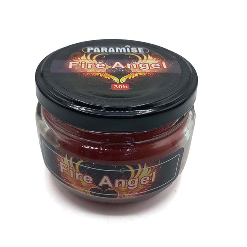 شمع معطر شیشه ای درب فلزی پارمیس مدل فرشته آتش ( فایر آنجل )کد550055