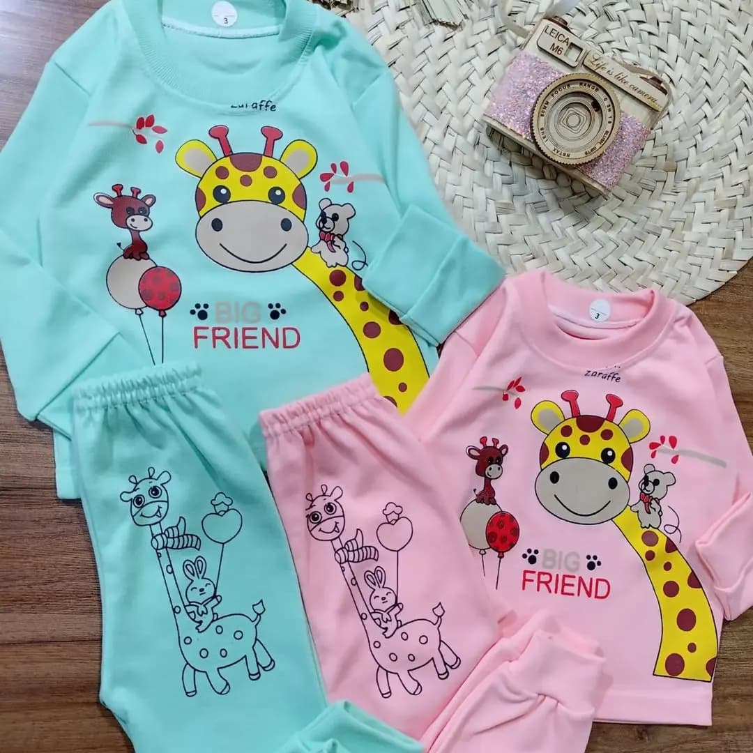 بلوز شلوار زرافه big friend سایز 2،3 کد 2935 — تصویر ۴