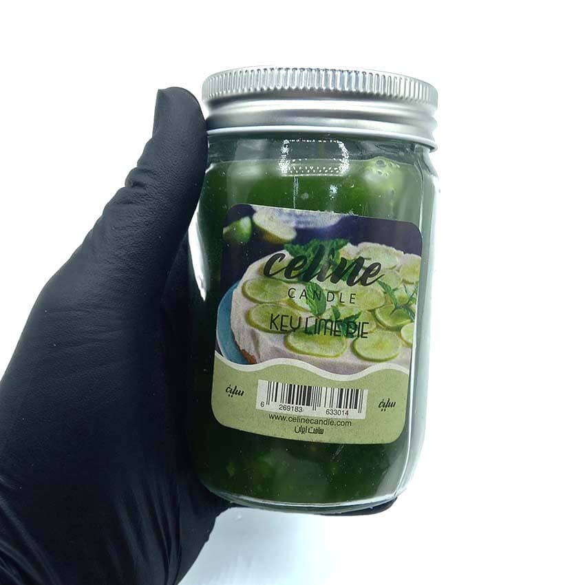 شمع معطر شیشه ای درب فلزی سلین بزرگ مدل لیمو ترش کد550046 — تصویر ۲