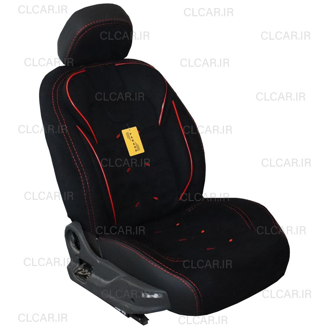 روکش صندلی پراید 132 طرح ViP NeW کرم تمام مخمل (سفارشی) کد P2ViMC — تصویر ۴