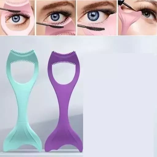 شابلون خط چشم و ریمل سیلیکونی ابزار ارایش دقیق و تمیز چشم — تصویر ۲