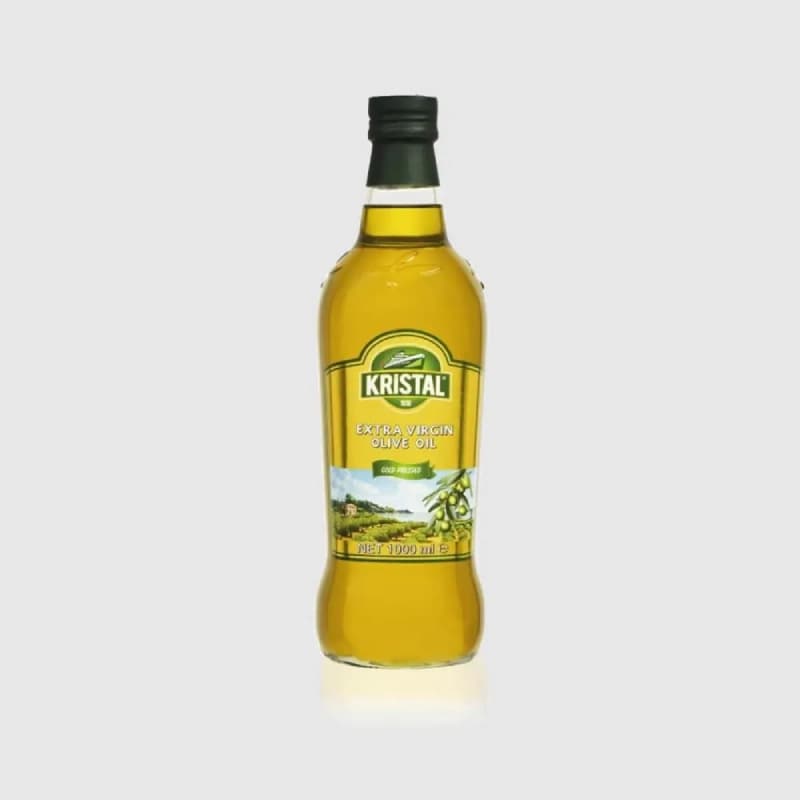 روغن زیتون بکر بو دار کریستال ۱ لیتری
