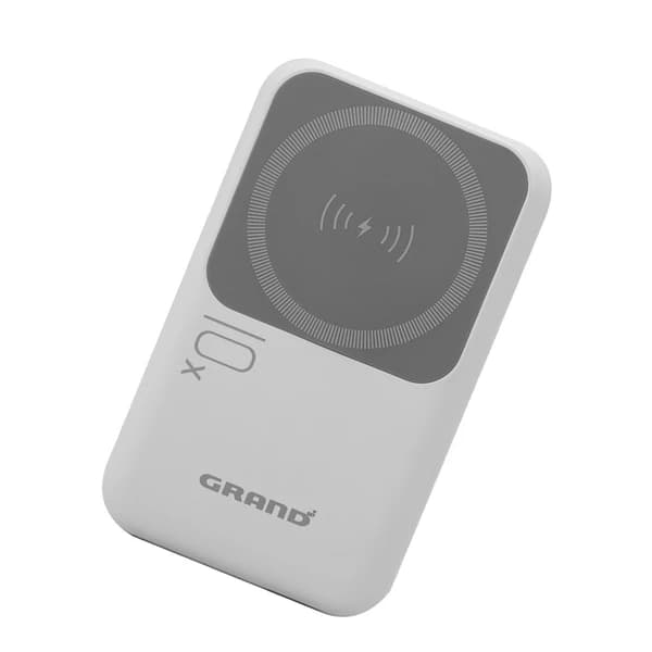 پاوربانک گرند Grand مدل GW-10 ظرفیت 10000 همراه شارژر وایرلس