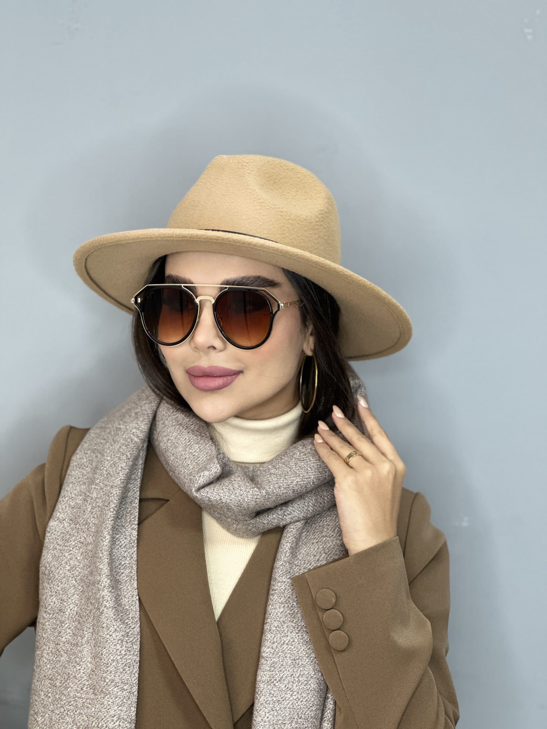 عینک آفتابی اورجینال Chanel چنل زنانه دخترانه قهوه ای لاكچري یووی ۴۰۰