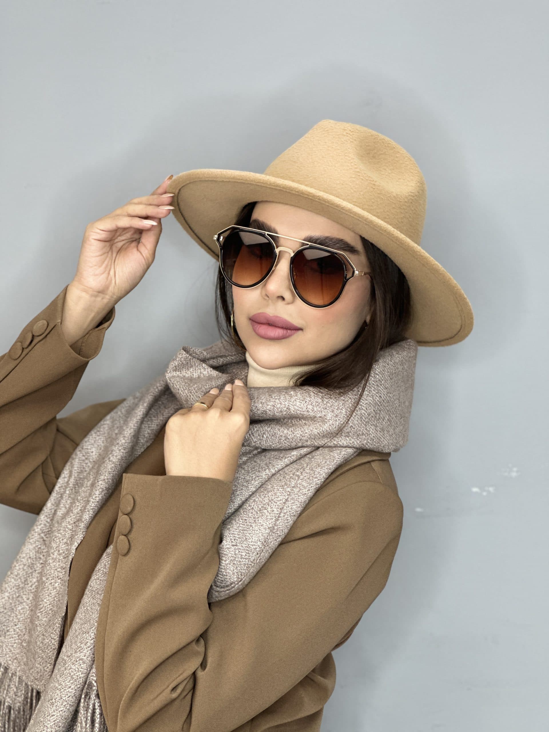 عینک آفتابی اورجینال Chanel چنل زنانه دخترانه قهوه ای لاكچري یووی ۴۰۰ — تصویر ۲