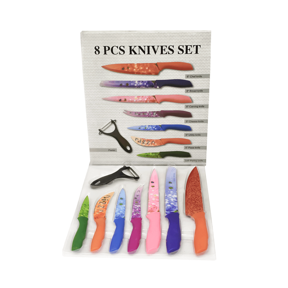سرویس چاقوی آشپزخانه 8 پارچه 8685 Osbro Kitchen knife — تصویر ۵