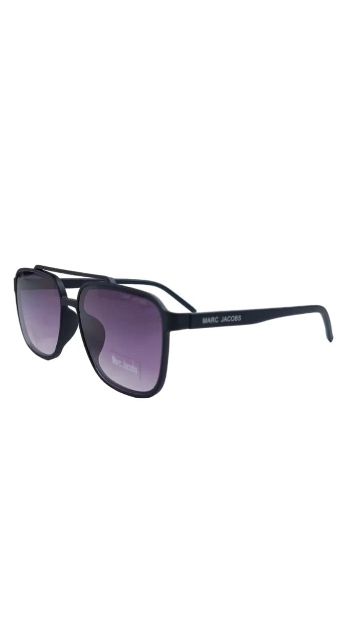 عینک آفتابی مردانه کائوچو مشکی دو پل برند marc jacobs یووی 400 — تصویر ۲