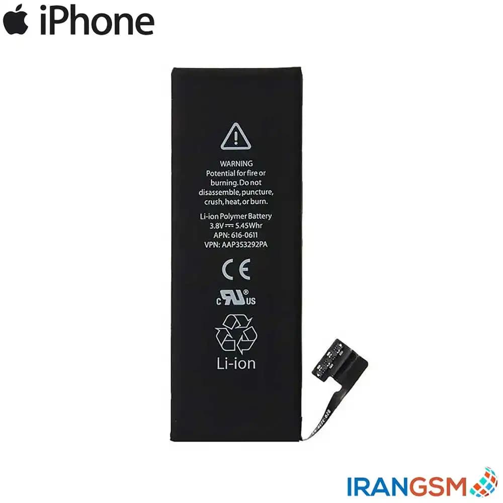 باتری موبایل آیفون Apple iPhone 5 2012 مدل AAP353292PA