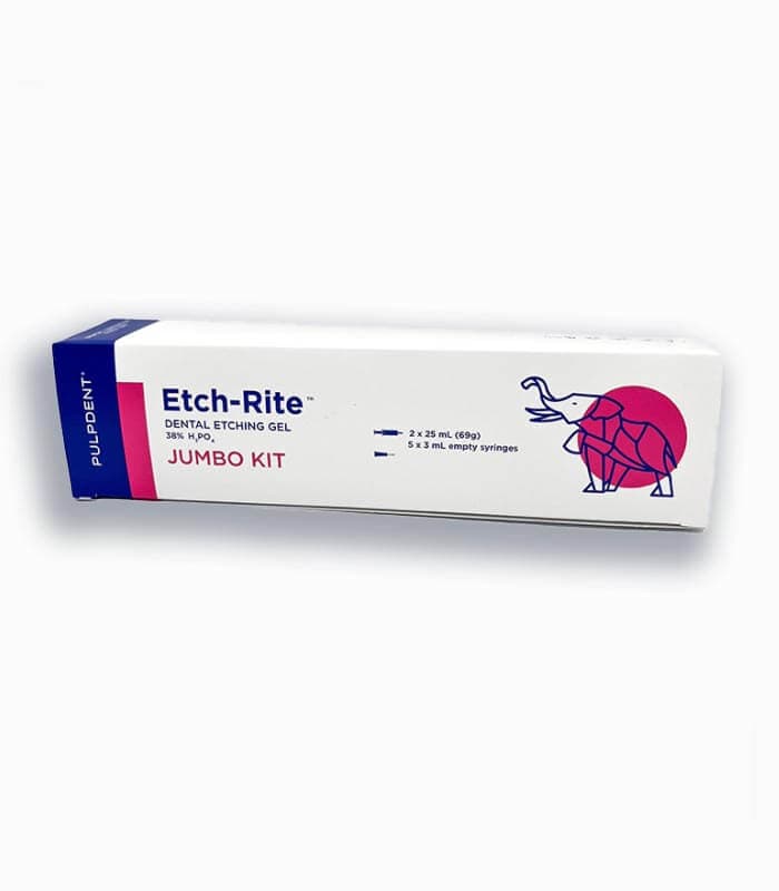 ژل اسید اچ جامبو 38 درصد پالپ دنت PulpDent Etch-Rite Etching Gel