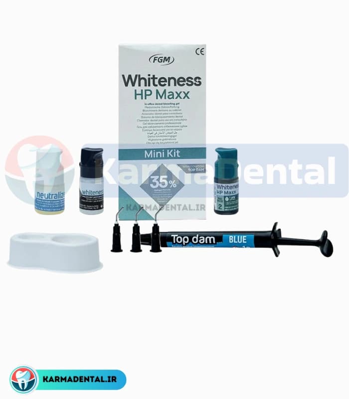کیت بلیچینگ آفیس تک بیمار قطره ای اف جی ام – Fgm Whiteness Hp Maxx 35%