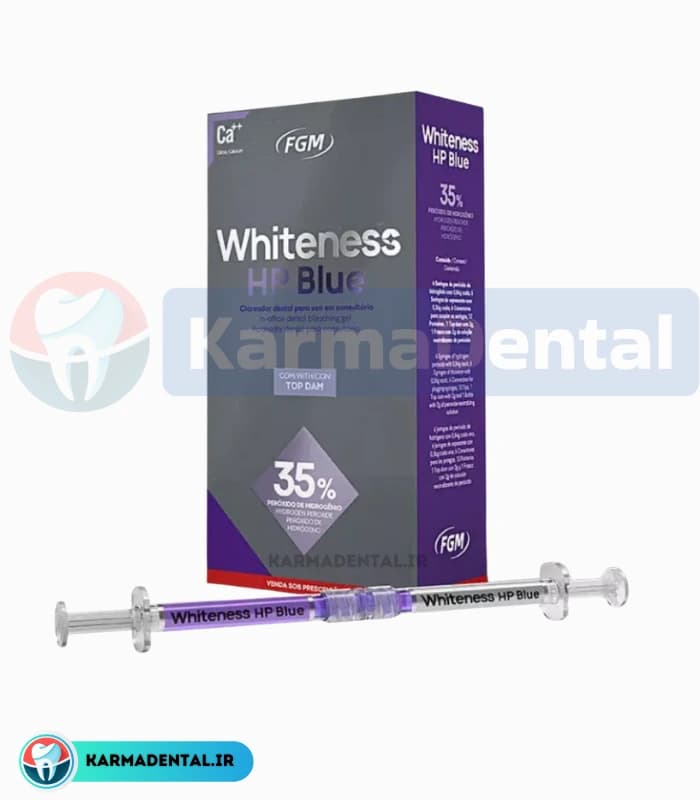 کیت بلیچینگ آفیس سه بیمار سرنگی اف جی ام – FGM Office Bleaching Hp Blue 35%