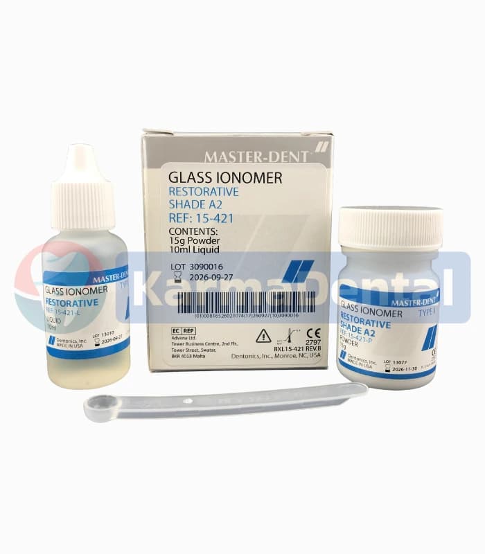 گلاس آینومر ترمیمی سلف کیور مستردنت – Masterdent Glass Ionomer Filling Type 2