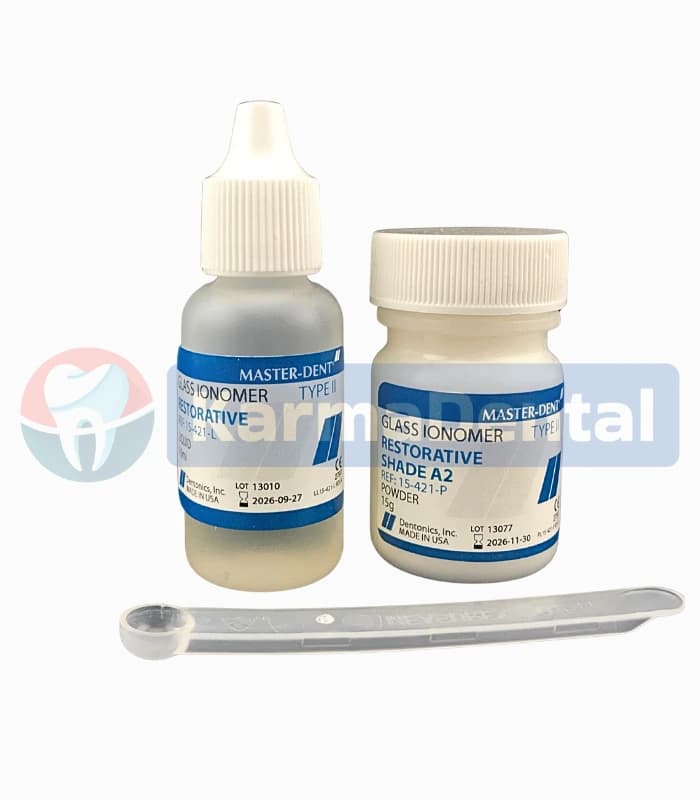 گلاس آینومر ترمیمی سلف کیور مستردنت – Masterdent Glass Ionomer Filling Type 2 — تصویر ۳