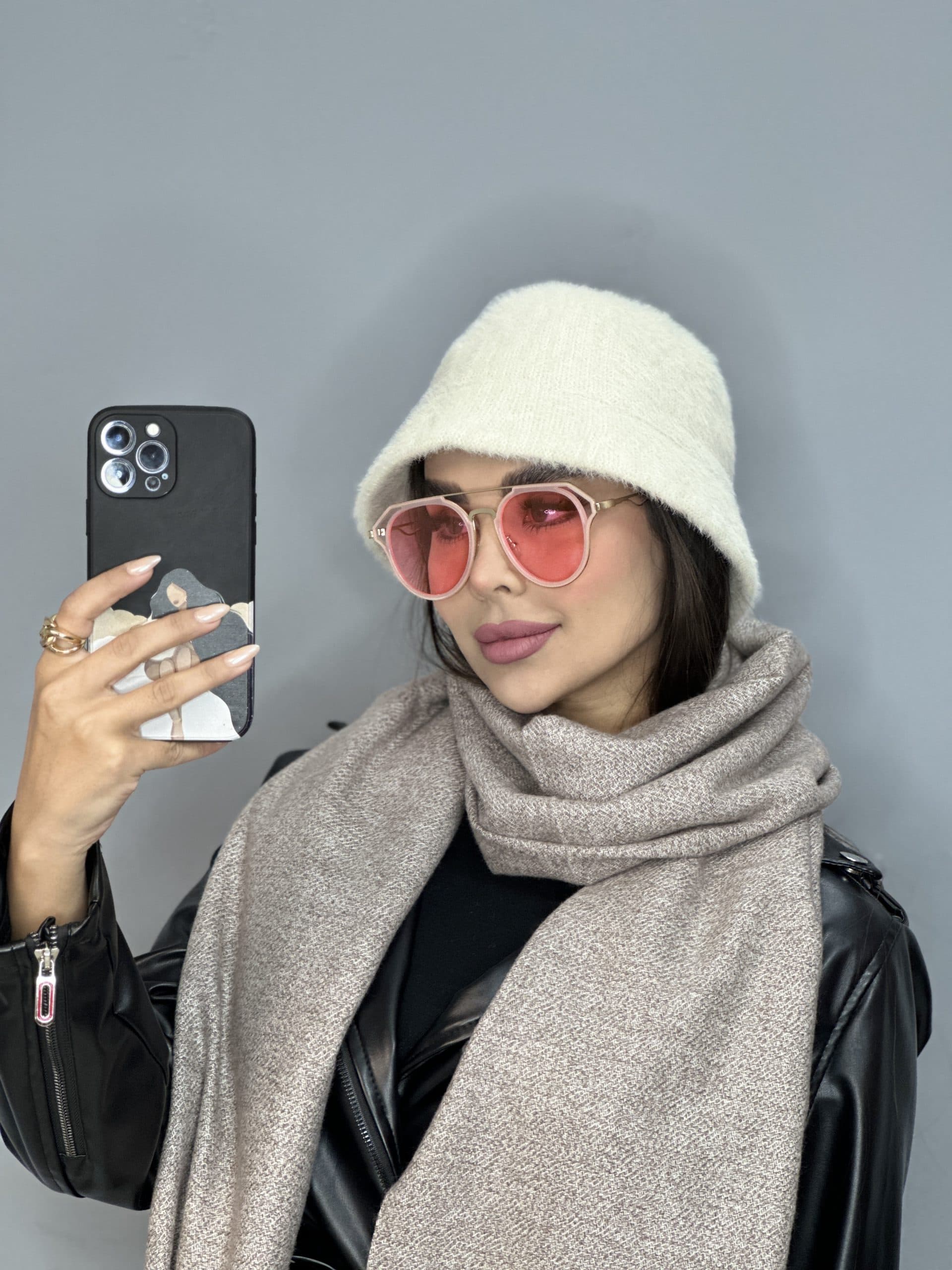 عینک آفتابی اورجینال Gucci گوچي زنانه صورتي يخي ترند یووی ۴۰۰
