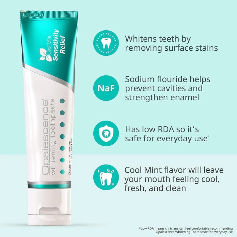 خمیر دندان ضد حساسیت اوپال سنس اولترادنت – Ultradent Opalescence Whitening Toothpaste Sensitivity — تصویر ۳
