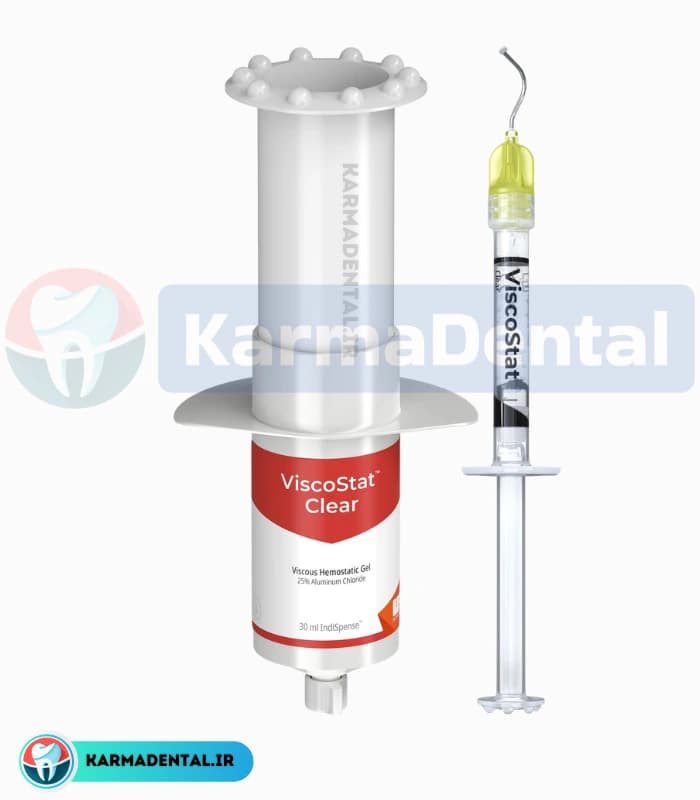 ژل هموستات شفاف ویسکو استات اولترادنت – Viscostat Clear 25% Aluminum — تصویر ۳