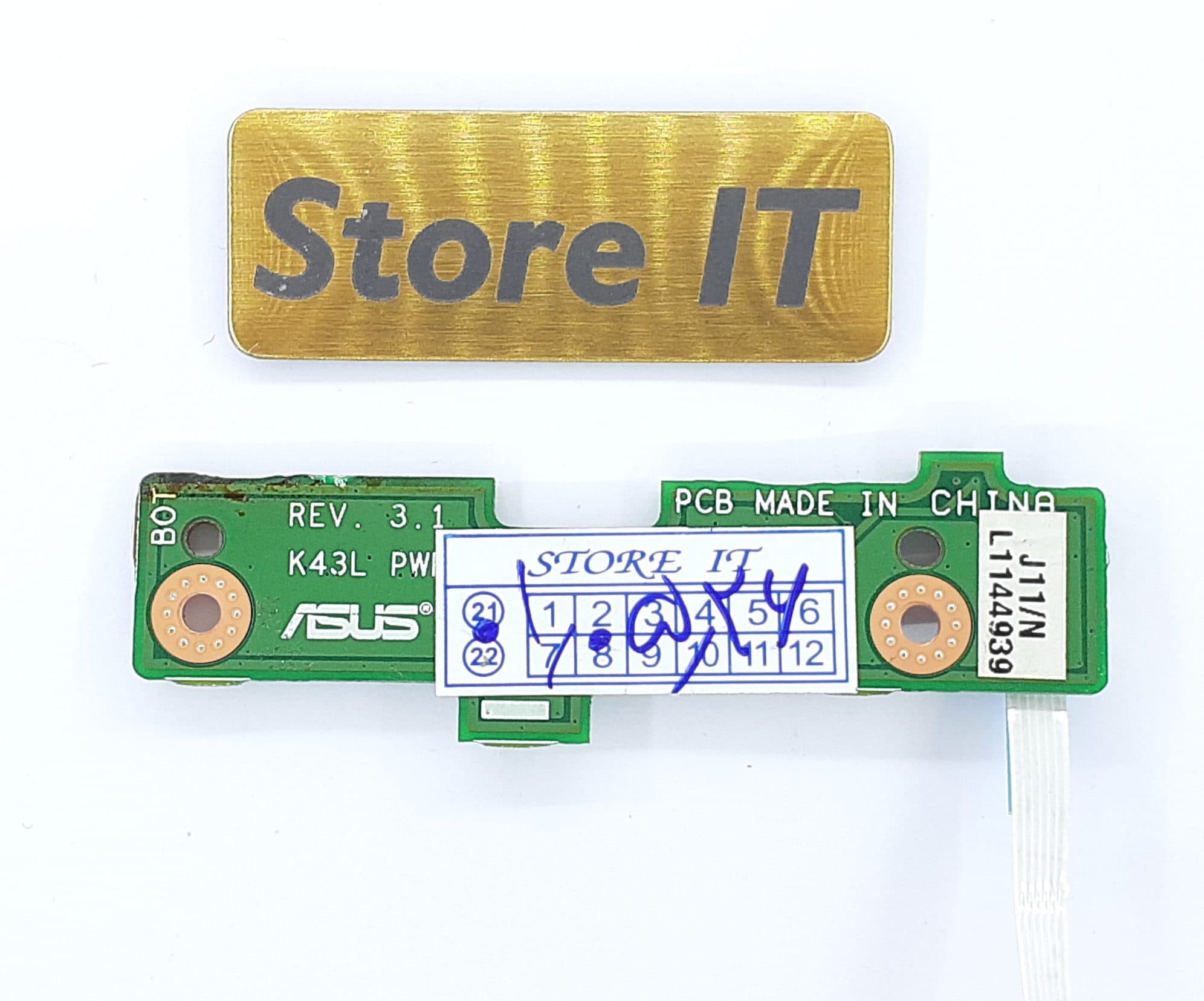 برد سوئیچ لپ‌تاپ ایسوس K43L Rev 3.1